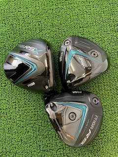 左上RS MAX　右上RS　下RS Fヘッドのソール部分